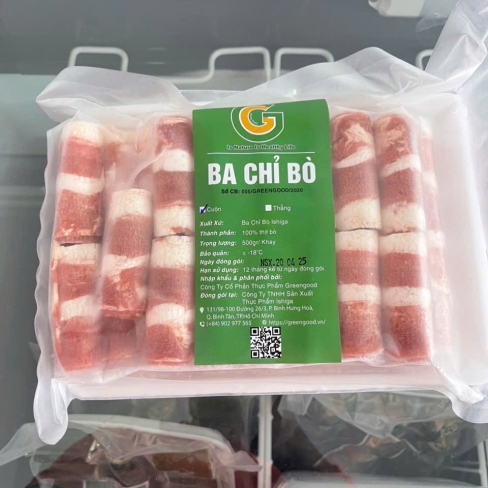 Ba chỉ bò (Ishiga 500g)